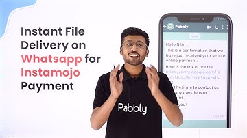Instamojo में Payment Collect करते ही Customers को Whatsapp पर Files Send करें File Delivery System