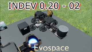 Evospace indev 0.20 - 02 -  Automated Extraction and Basic ore processing