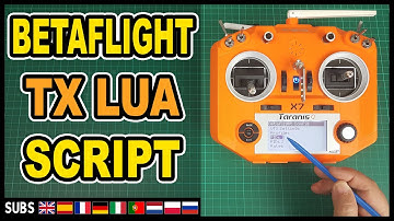 Come installare e usare il Betaflight TX Lua Script