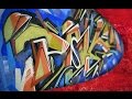 GRAFFITI CANVAS - FIRE AND ICE !