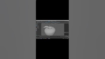 Apple Modeling inside Maya || Maya Modeling  #modeling #maya