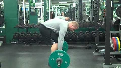 BB Bent Over Row w:Dead Stop