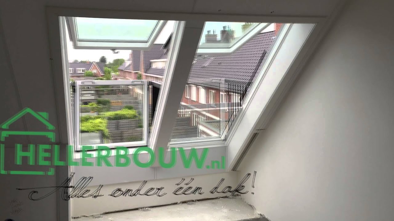 Velux cabrio dakramen geplaatst door hellerbouw youtube Ideer til farver i stuen