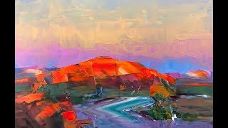 SOLO WEEK IN OUTBACK AUSTRALIA - Plein air Painting/Campfire Cooking! Episode 3