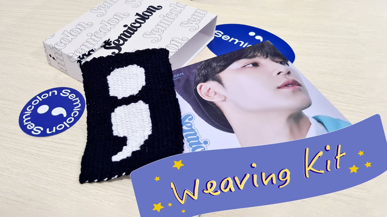 SEVENTEEN Semicolon Weaving Kit Tutorial | Soleight - YouTube