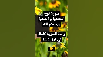 سورة نوح كاملة