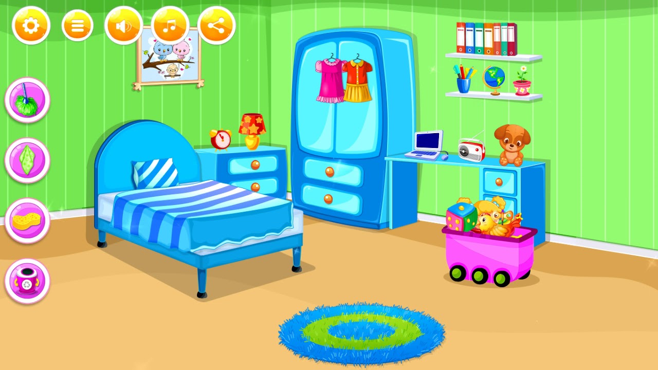 Mainan Anak Perempuan : Permainan Game Bersih Bersih Rumah, Kolam ...