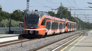 Разделение Штадлерских поездов на ст. Кейла / Uncoupling of Stadler EMU trains at Keila station