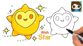 How to Draw Wishing STAR ⭐️ Disney Wish screenshot 4