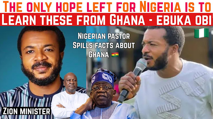 NIGERIAN POPULAR PROPHET SHARES WHAT NIGERIA NEEDS TO LEARN FROM GHANA TO SURVIVE