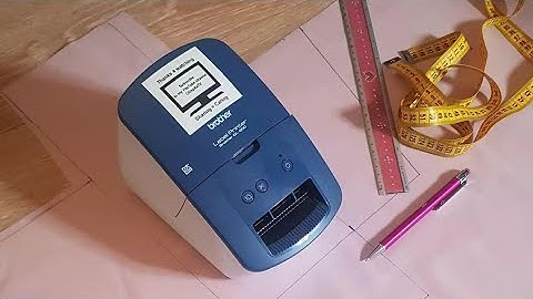 ChispitaTV: I Made A Pink Cover for my Label Printer Brother QL-600B (Budget Fabric x Thermal)