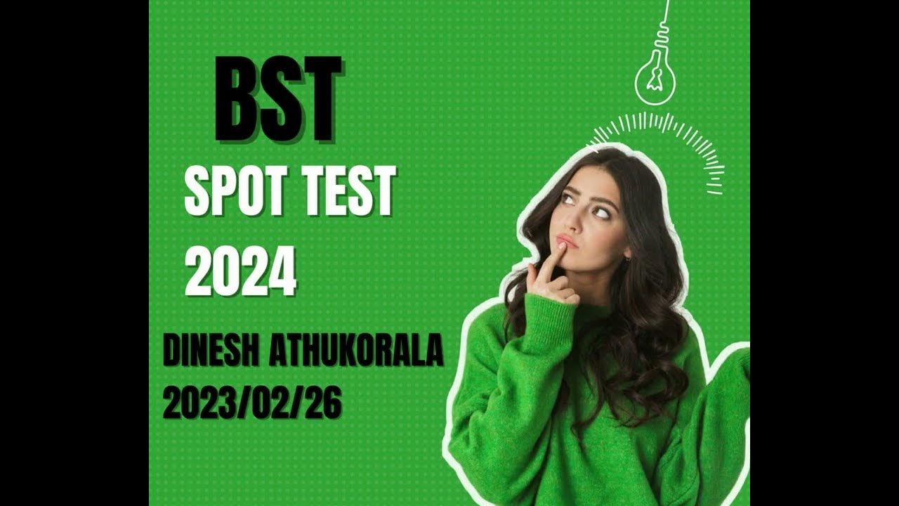 2024 BST SPOT TEST Dinesh Athukorala YouTube 2024 BST SPOT TEST Dinesh Athukorala YouTube