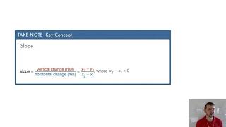 Algebra 2 2-3 Linear Functions and Slope Intercept-Form: Problem 1 - Finding Slope