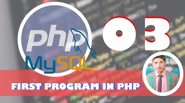 03 - First Program / Script in PHP | PHP and MYSQLI for beginers | Hindi / Urdu | Yazdan Haider
