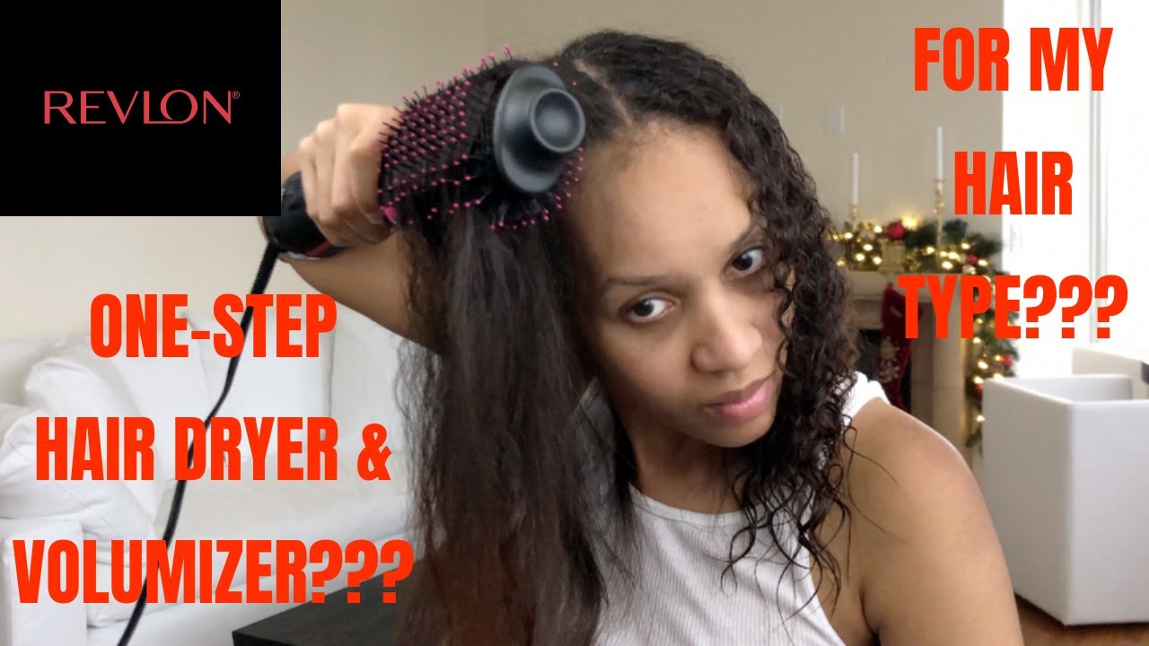 Revlon One Step Hair Dryer And Volumizer For My Hair Type 3c Youtube Hair Type Revlon Thick Hair Styles [ 720 x 1280 Pixel ]