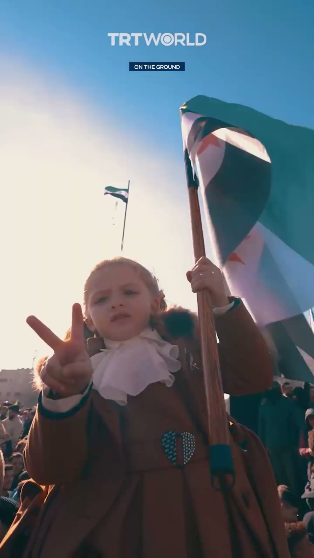 Mass rallies in Aleppo to celebrate the end of 61 years of Baath rule
