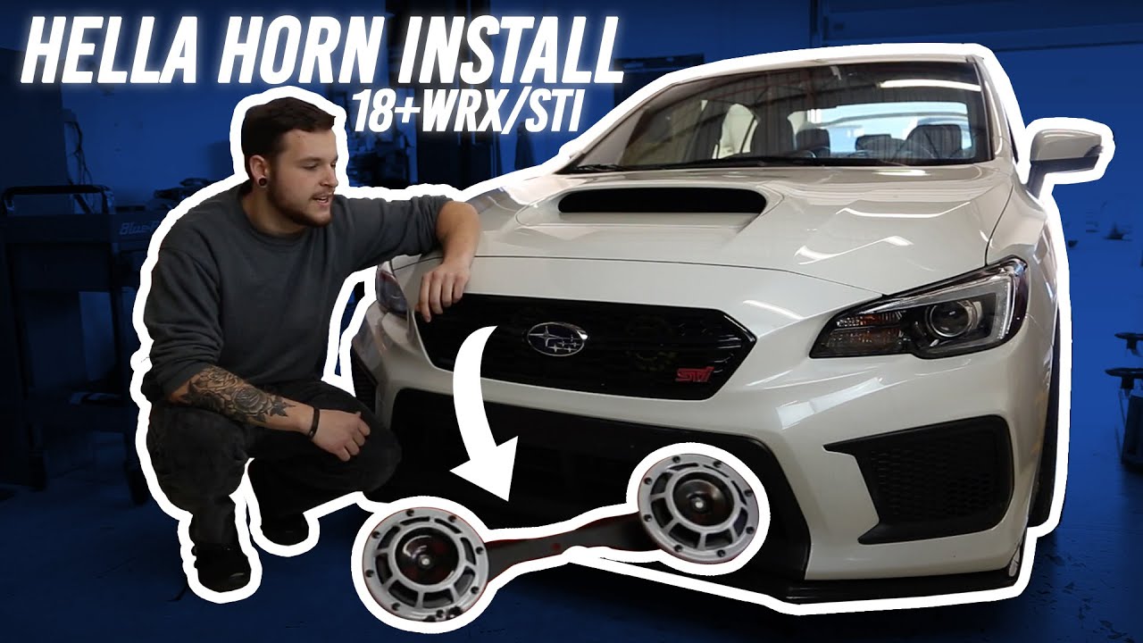 2018+ WRX/STI Hella Horns Install 