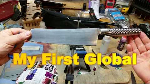 Sharpening a Global on an Edge Pro - DANG!