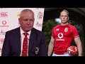 Warren Gatland explains his Lions selections - Sam Simmonds, Bundee Aki, Sexton | Lions Tour 2021