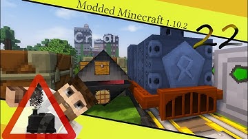 Rail yard: Robot Coloring Steam Trains - MyRail #22 [Modded Minecraft 1.10.2] Opencomputers Programs