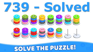 Color Hoop Stack - Level 739