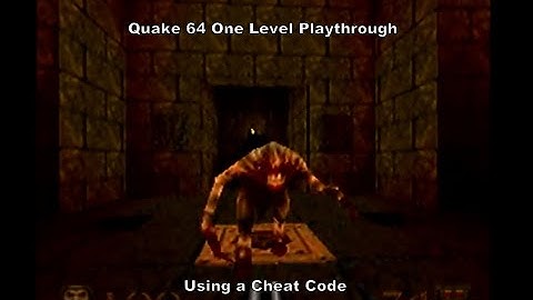 Quake 64 One Level Playthrough using a N64 Cheat Code :D #Nintendo64 #Nintendo #N64 #CheatCodes #Sub
