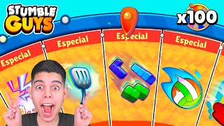 ROLETAS DE EMOTES ESPECIAIS VS EMOTE DO TETRIS NO STUMBLE GUYS!