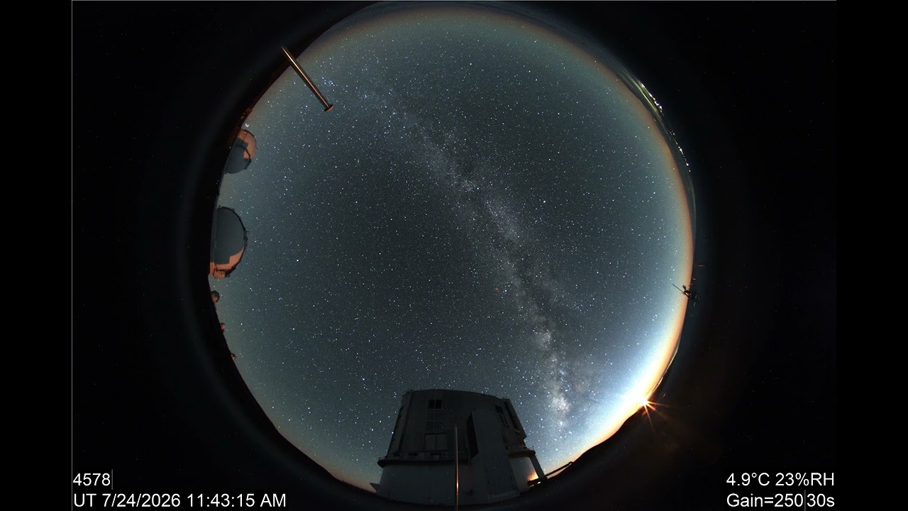 Subaru All-Sky Camera, July 24, 2026 UT/ すばる望遠鏡全天モニタ