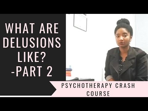 What Are Delusions Like? part-2 Psychotherapy Crash Course