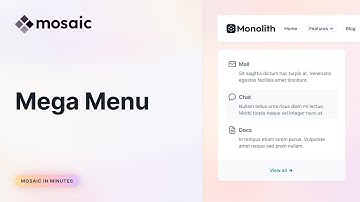 Mosaic Mega Menus | Build Custom Navigation in WordPress