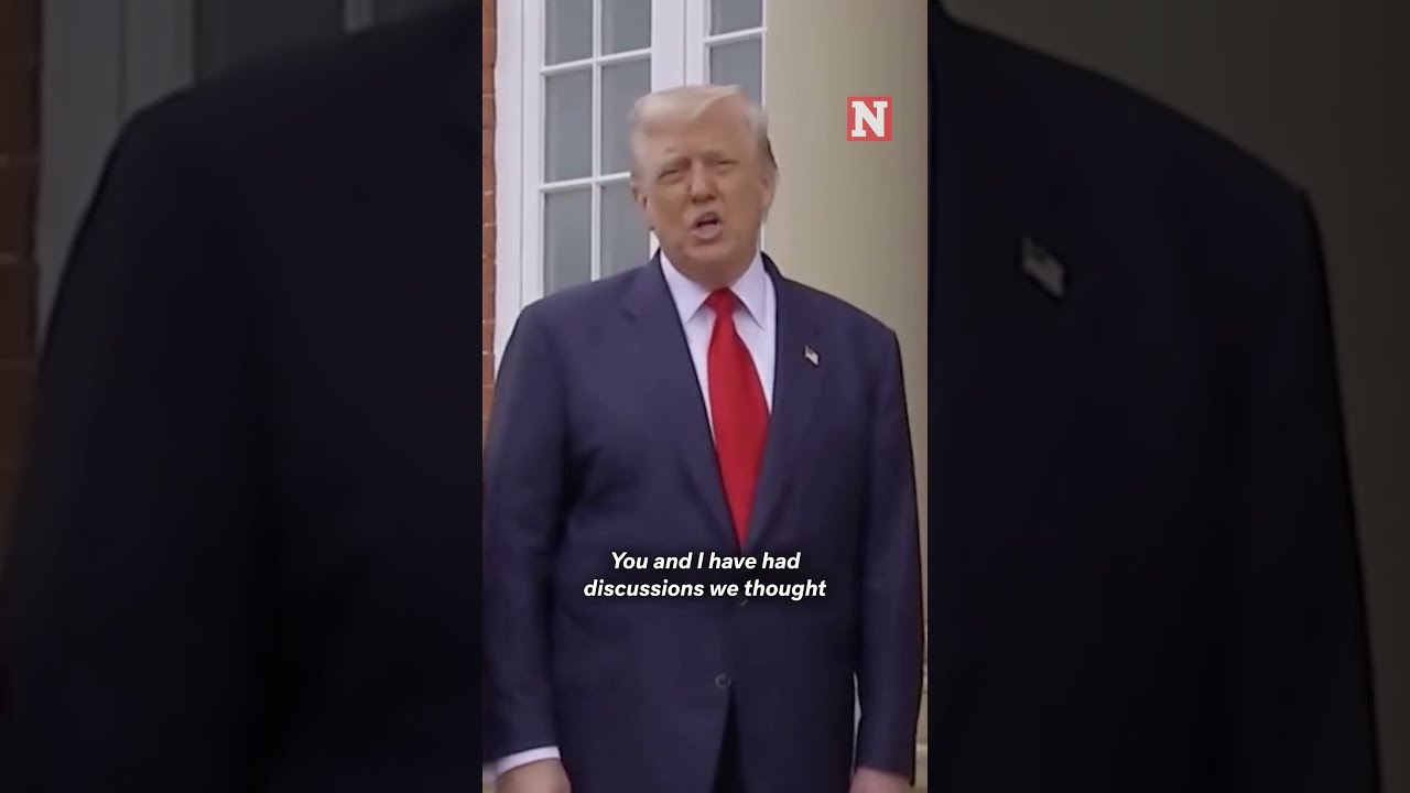 Trump Says He S Very Disappointed With Putin Might Reduce 50 Day Deadline