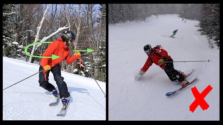 How to CARVE Telemark Turns - Using Your Shoulders...