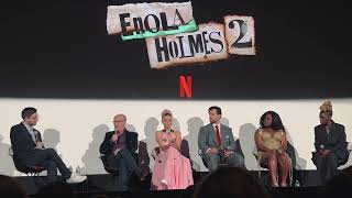 Enola Holmes 2  world premiere Q\&A with Director and the cast