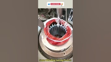 Stator winding Lacing process #motarwinding #shorts #kumarsir