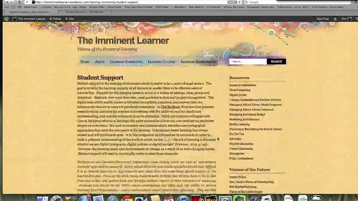 Part 1 - Vision of Teaching, Learning and Library ...