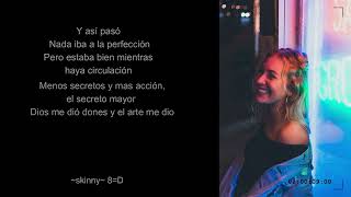 Video thumbnail of "chamuyos a mi no Tian letra"