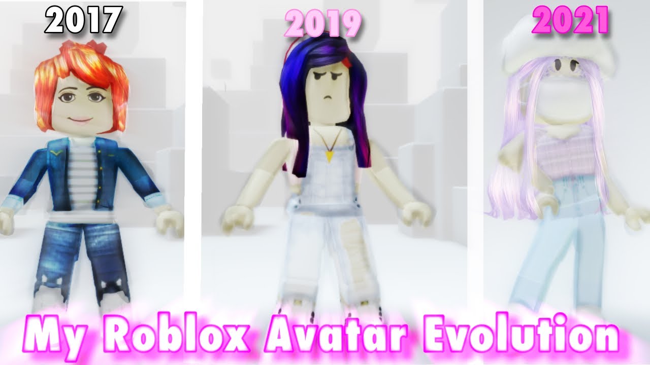 My Roblox Avatar Evolution! (2017-2021) - YouTube