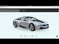 BMW i8 web-based 3D car configurator