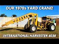 Our 1970s International 4030 Yard Crane Tractor | Workshop Machinery