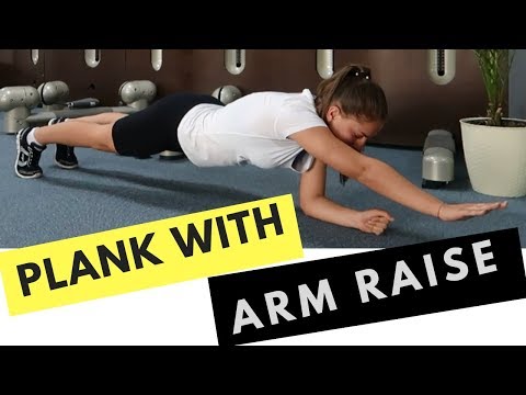 Female Plank with arm raise