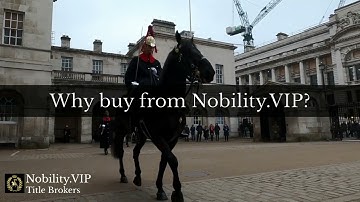 Nobility.VIP Why buy a title from Nobility.VIP?