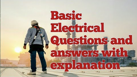 Basic Electrical questions for Ecet and SSC-JE  Exams