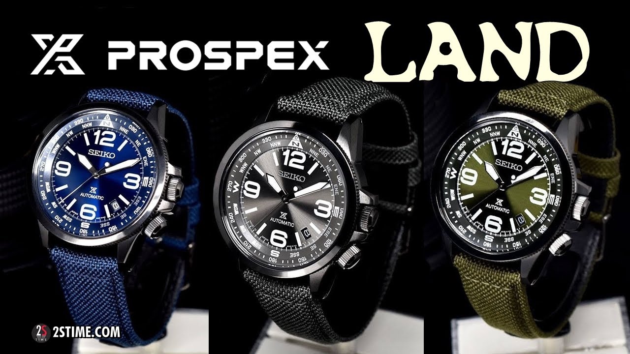 SEIKO Prospex LAND Collection | Automatic Compass Watch Under 350$ - YouTube