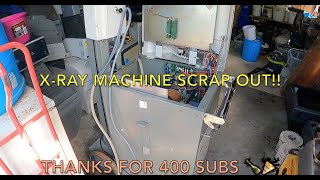 X Ray Machine Scrap Out - Scrap Breakdown - Metal Recovery - Metal recycling.