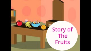 My Short Animated Moral Story | The Fruits' King | English Cartoons | Funbuzz by Zainab