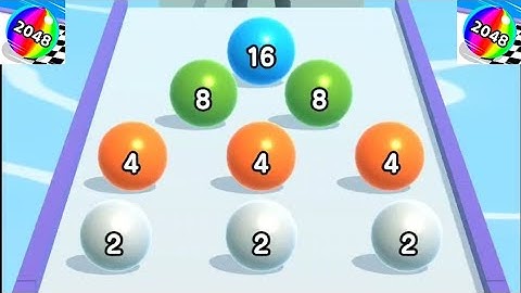 Ball Run 2048 - All Levels Gameplay Android,iOS ( Levels 1 - 5 )