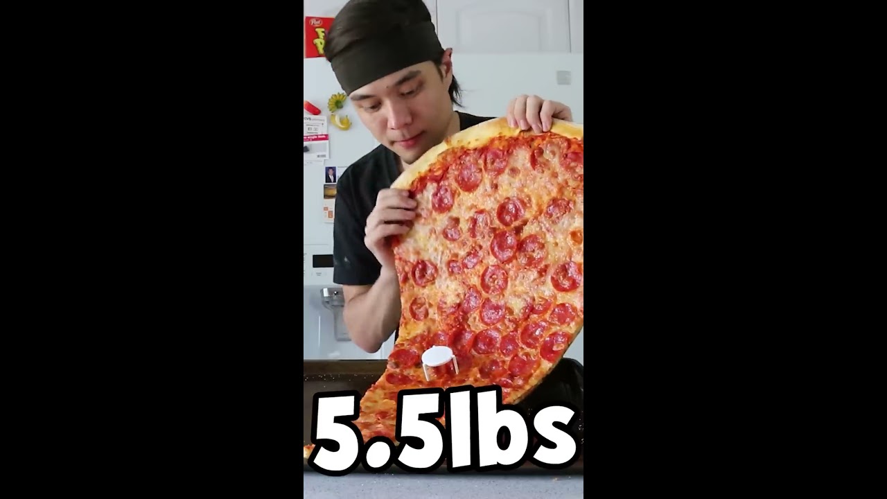 7,000 Calories Slice of Pizza!!