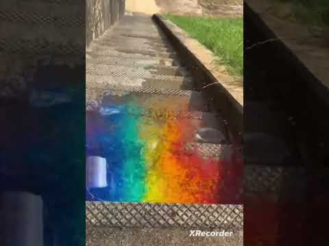 bottle rolling down