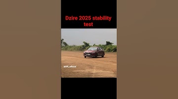 new Maruti dzire stability test from 77kmph #maruti #dzire