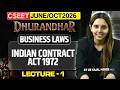 Indian Contract Act | Lec 1 | Business Laws | CSEET Free Foundation | CS Kajal Hande | Dhurandhar